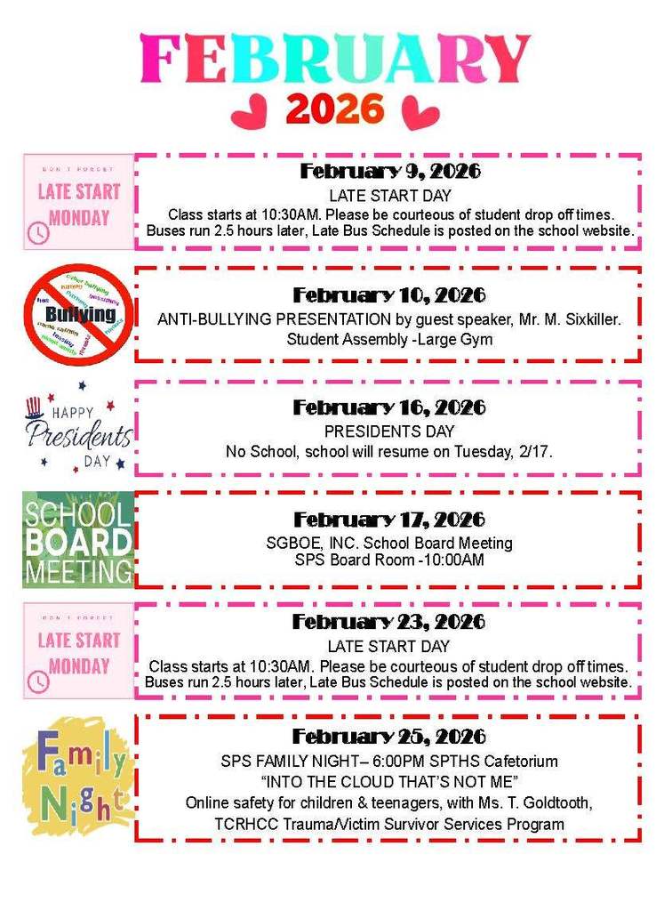 K-8 Feb Calendar
