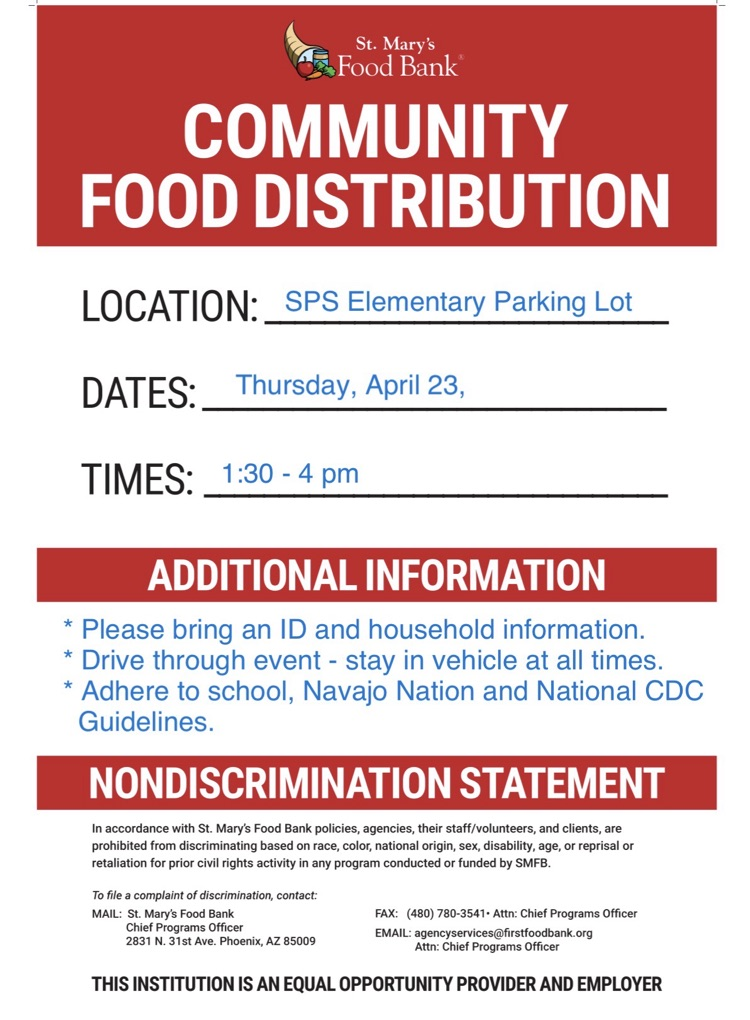 saint Mary’s food distribution