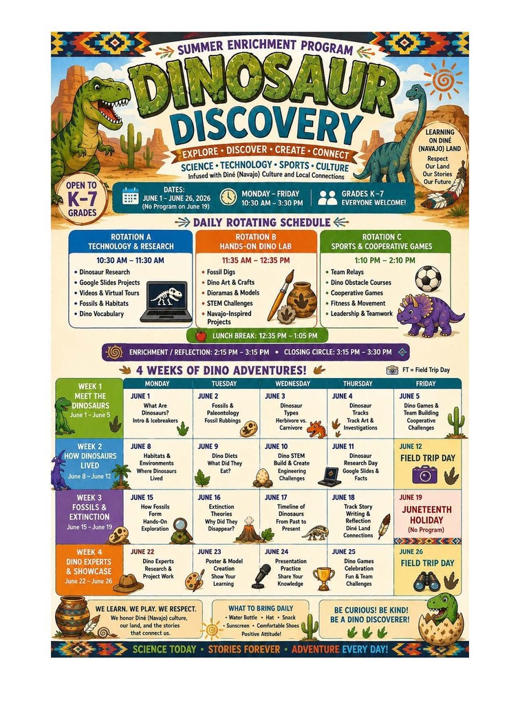 Summer Enrichment Flyer