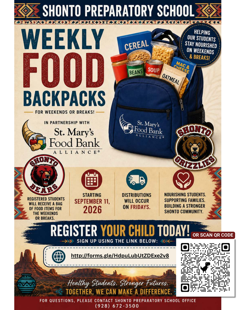 Weekly Food Backpack