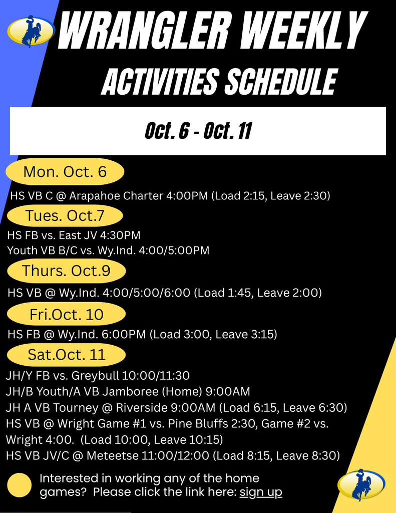 Weekly Activities