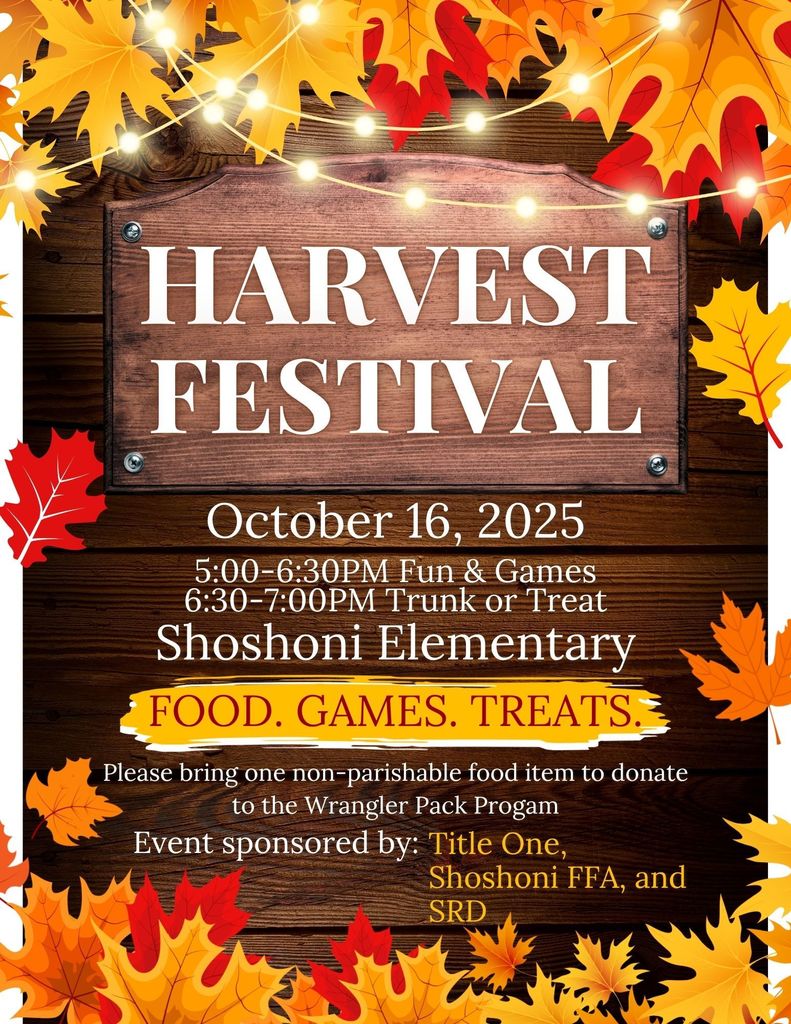 Harvest Festival flyer