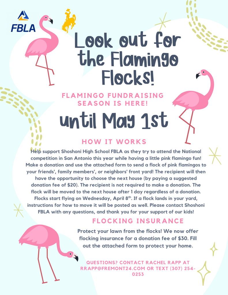 Flamingo Flocking Fundraiser Rules