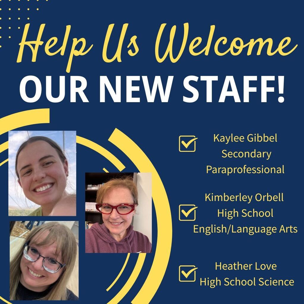 Help Us Welcome Our New Staff!!!