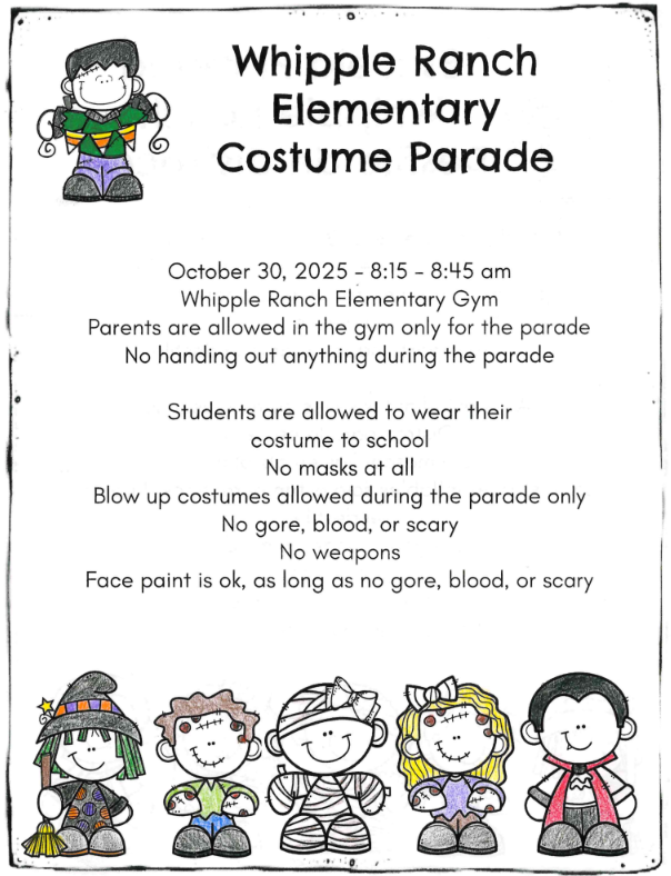 Costume Parade 10/30