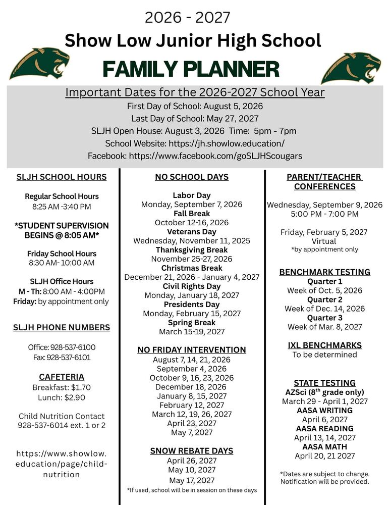 2026-2027 Family Planner