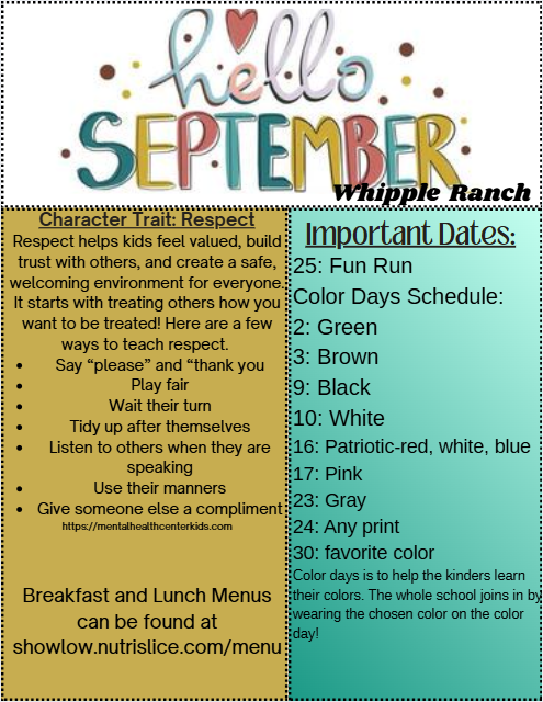 September Calendar