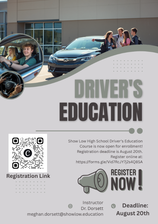 Drivers Ed Register now!! 