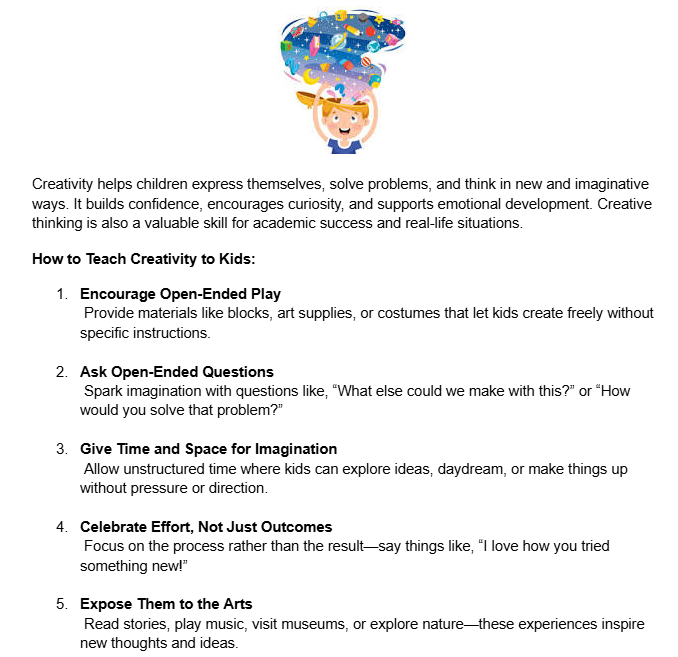 May Character Trait letter from School Counselor