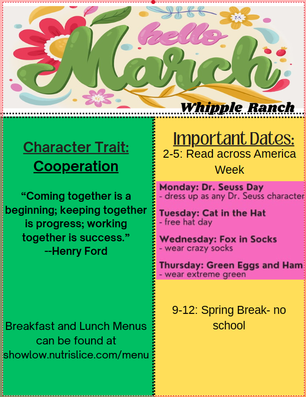 March Newsletter