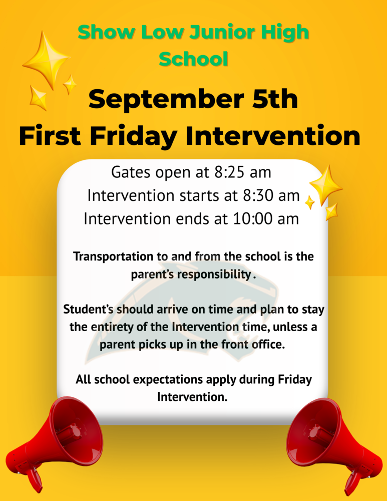 First Friday Intervention