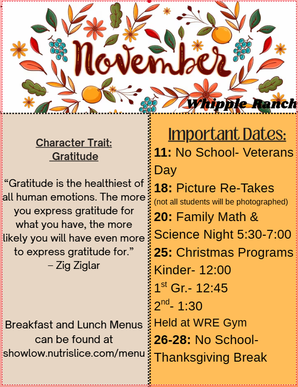 November Calendar