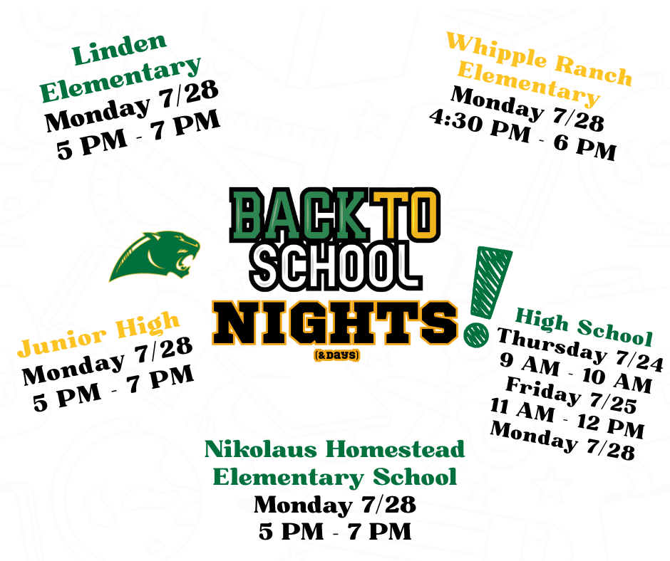 Back to School Events