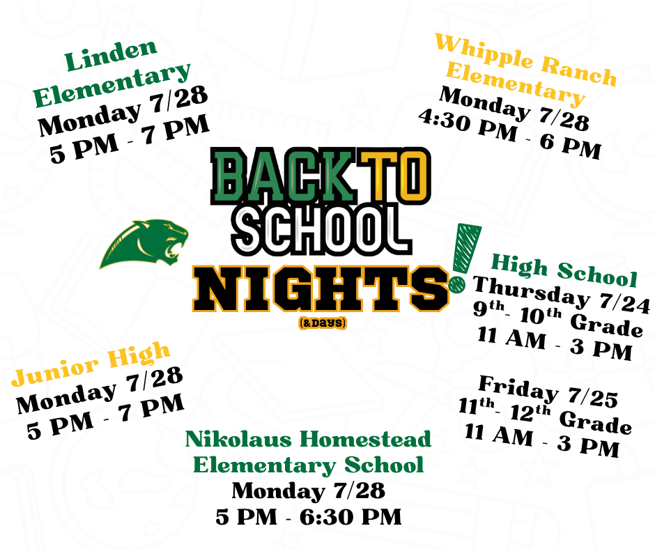 Back to School Events