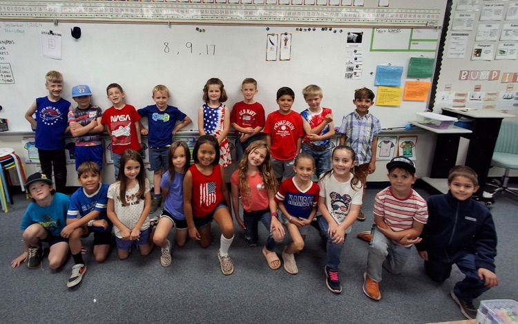 red white and blue 
