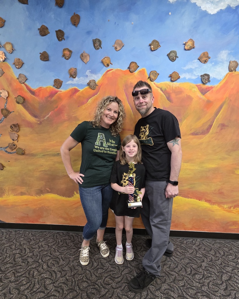 This is a picture for the winner and her parents