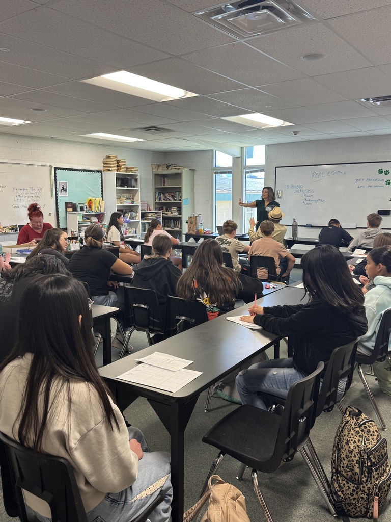 Career day at the Show Low Jr High School