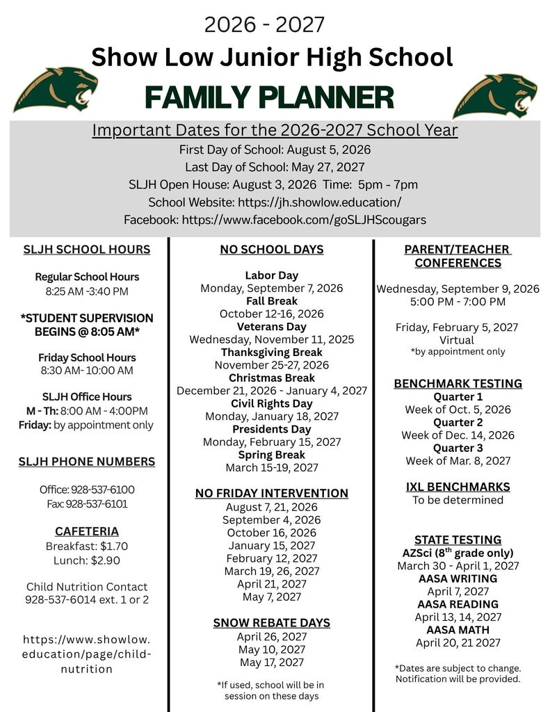 Family Planner 2026-2027