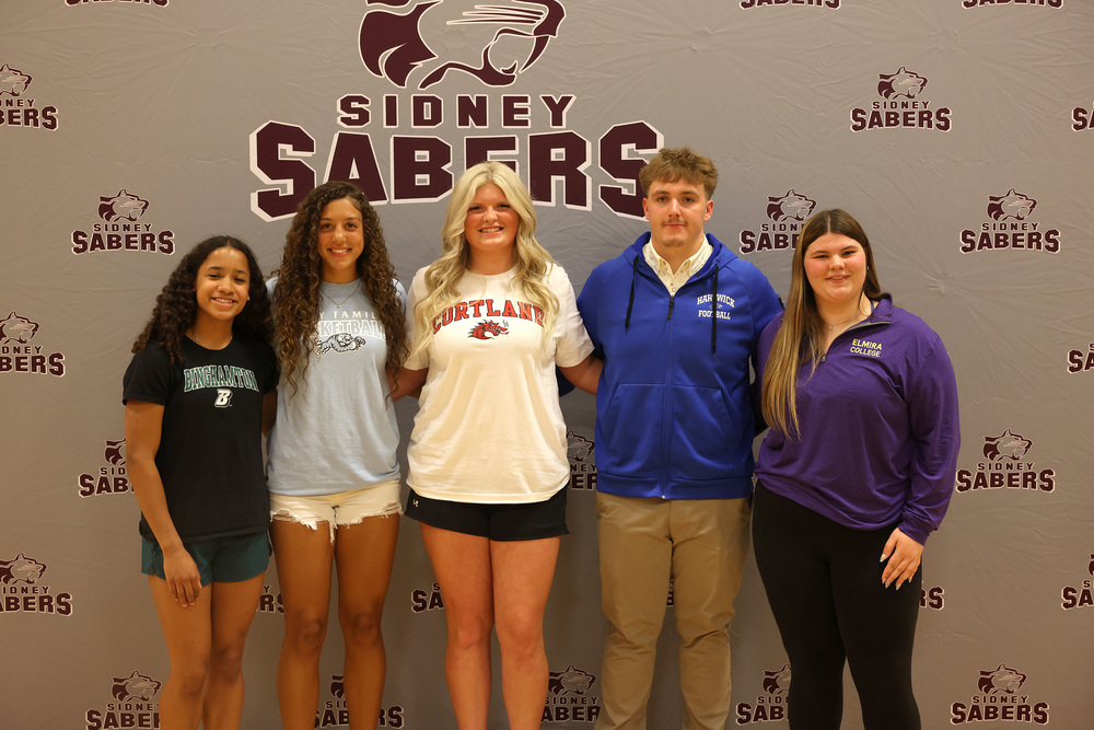 Signing day student-athletes