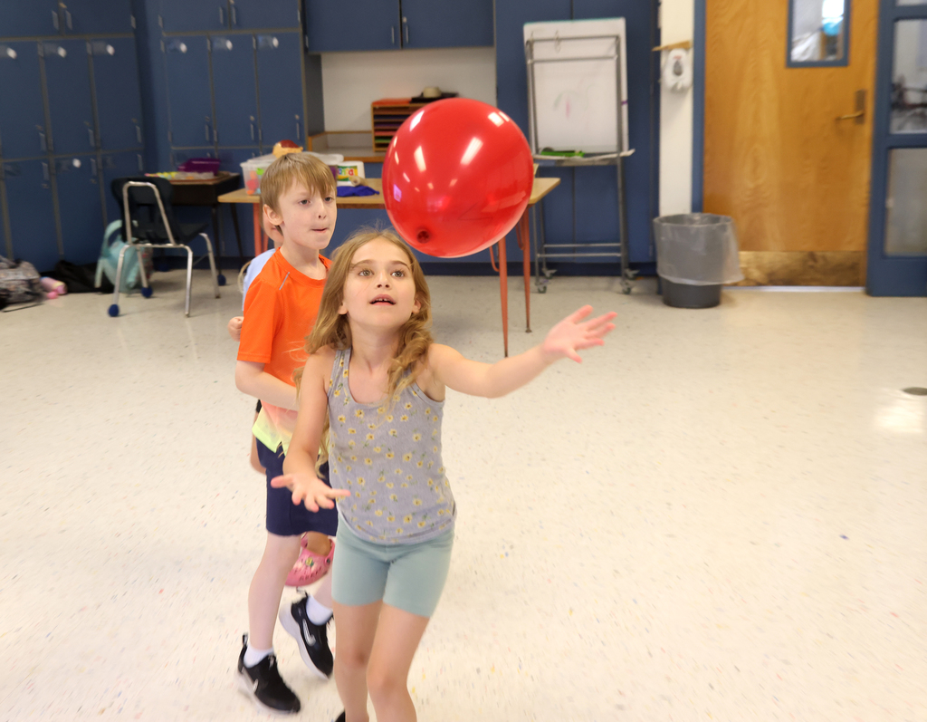 Students taking part in the first week of the summer enrichment program. 
