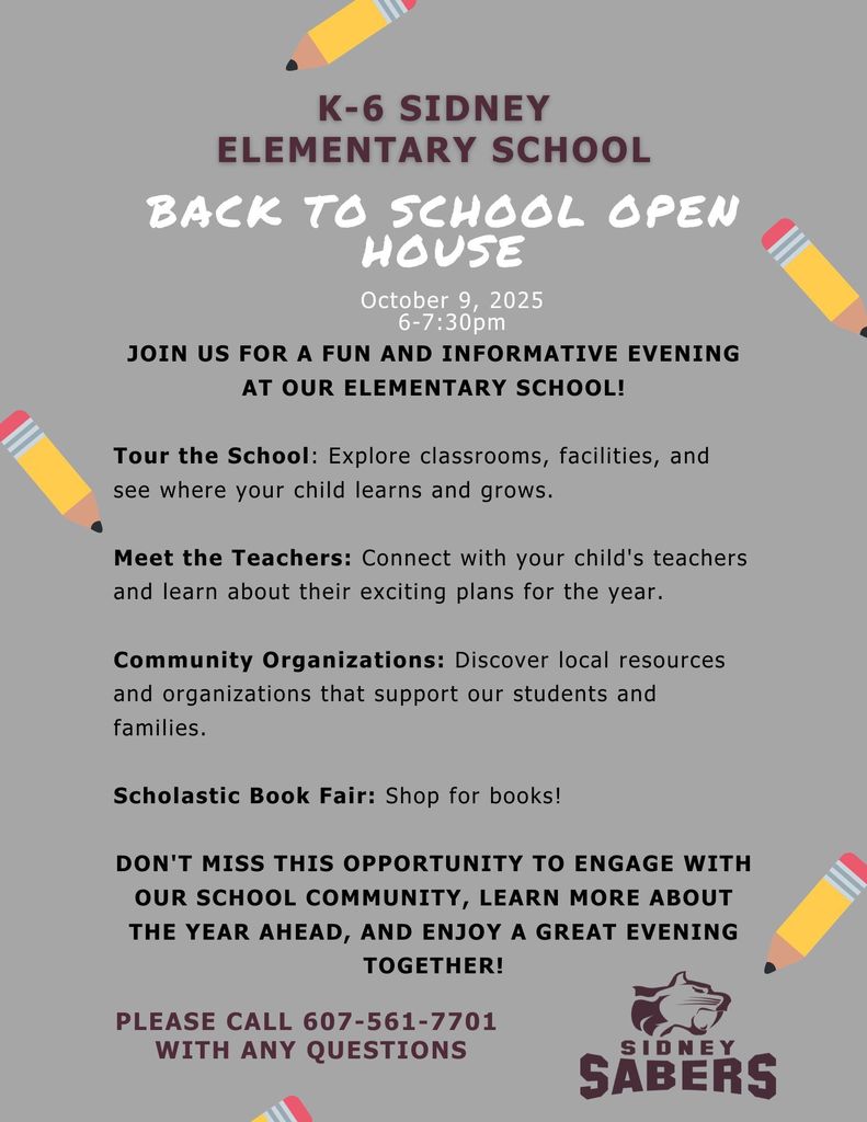 Open house information