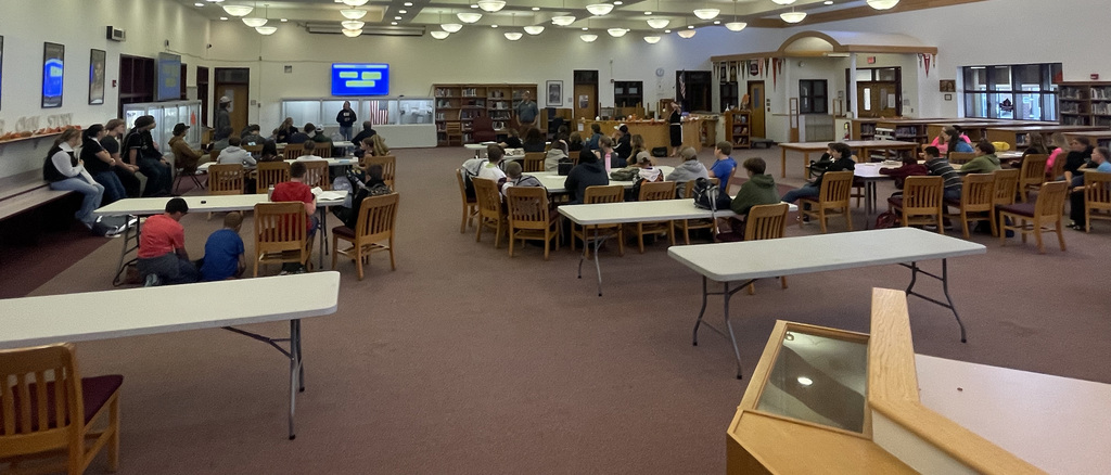 Students during an FFA fundraising meeting