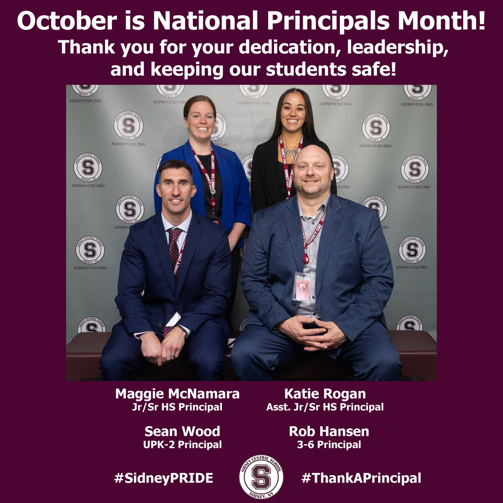 Sidney CSD group photo of principals