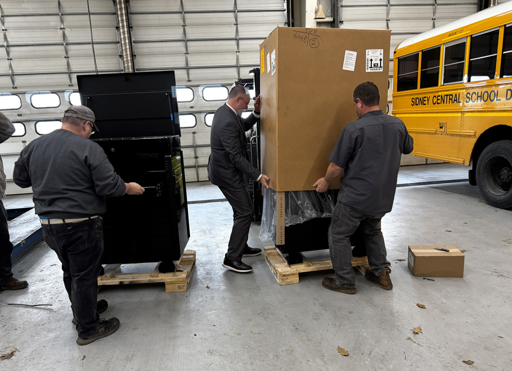 Unboxing the new tool sets. 