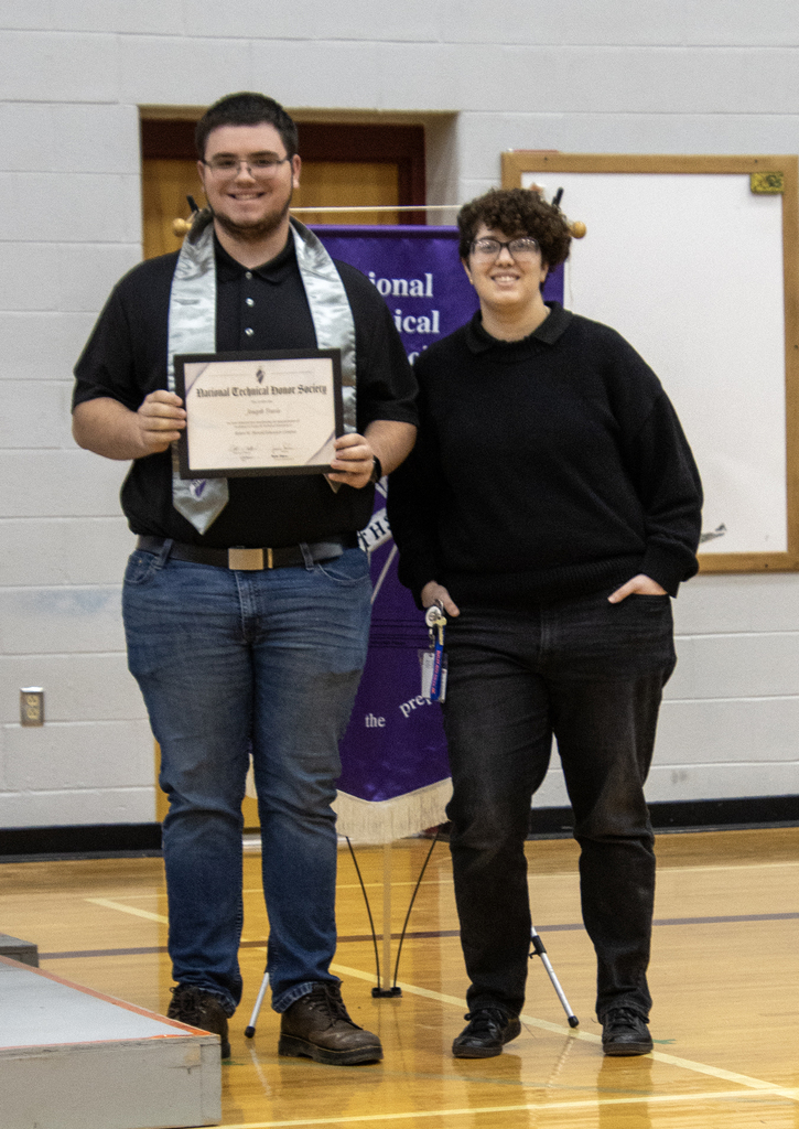 Sidney students being inducted into the National Technical Honor Society
