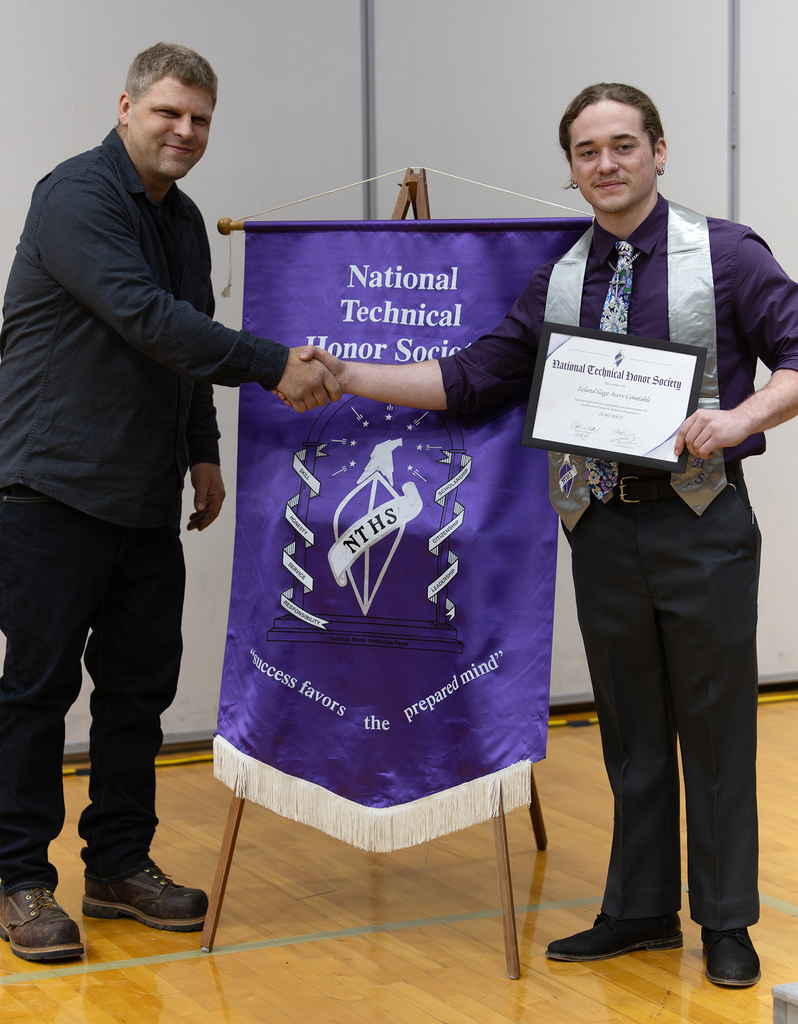Sidney students being inducted into the National Technical Honor Society