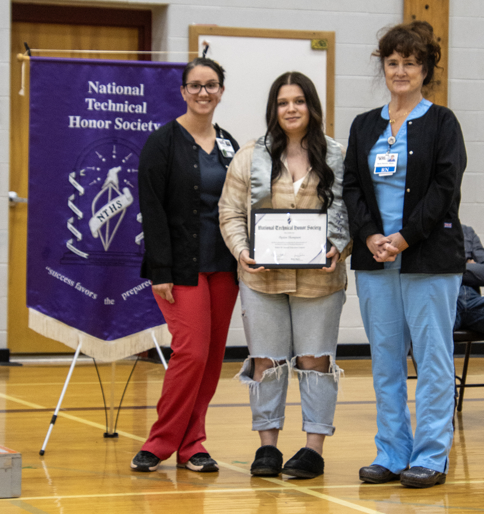 Sidney students being inducted into the National Technical Honor Society