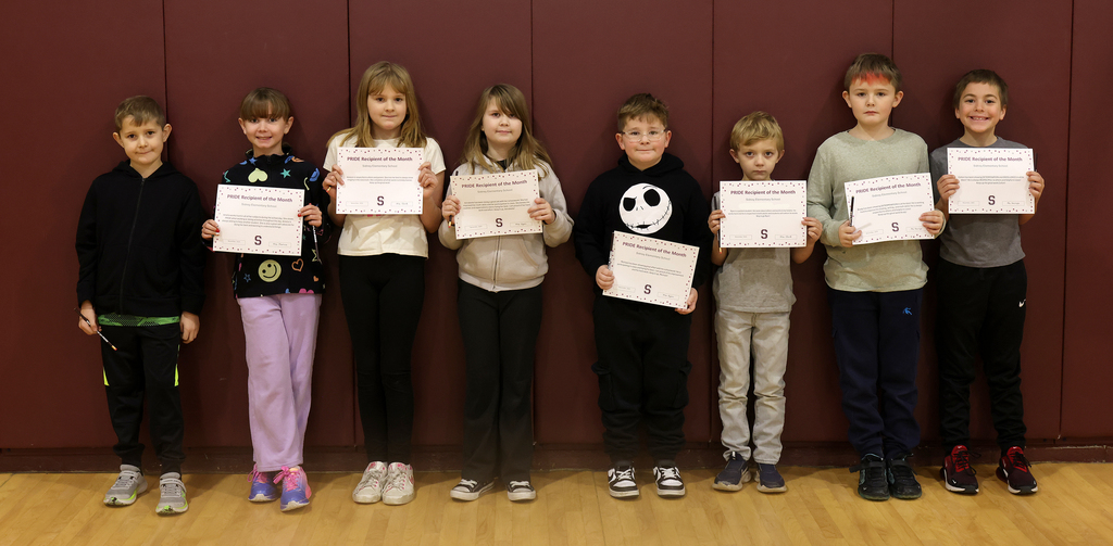 November PRIDE award winners