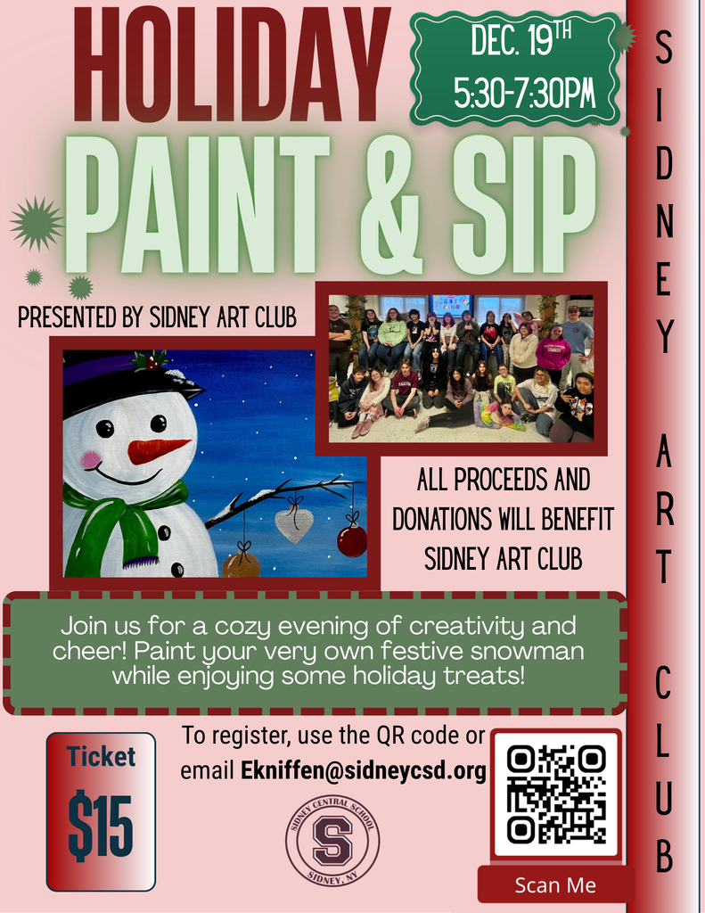 Holiday Paint and Sip poster