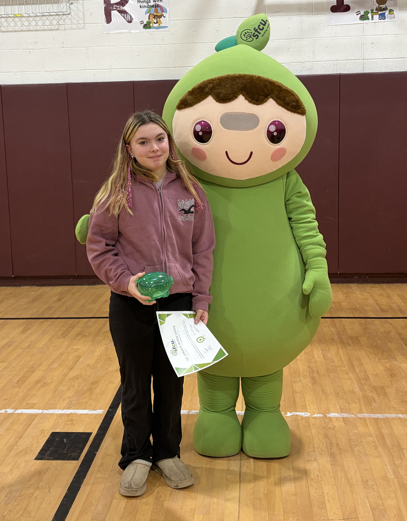Second student with sprout and certificate