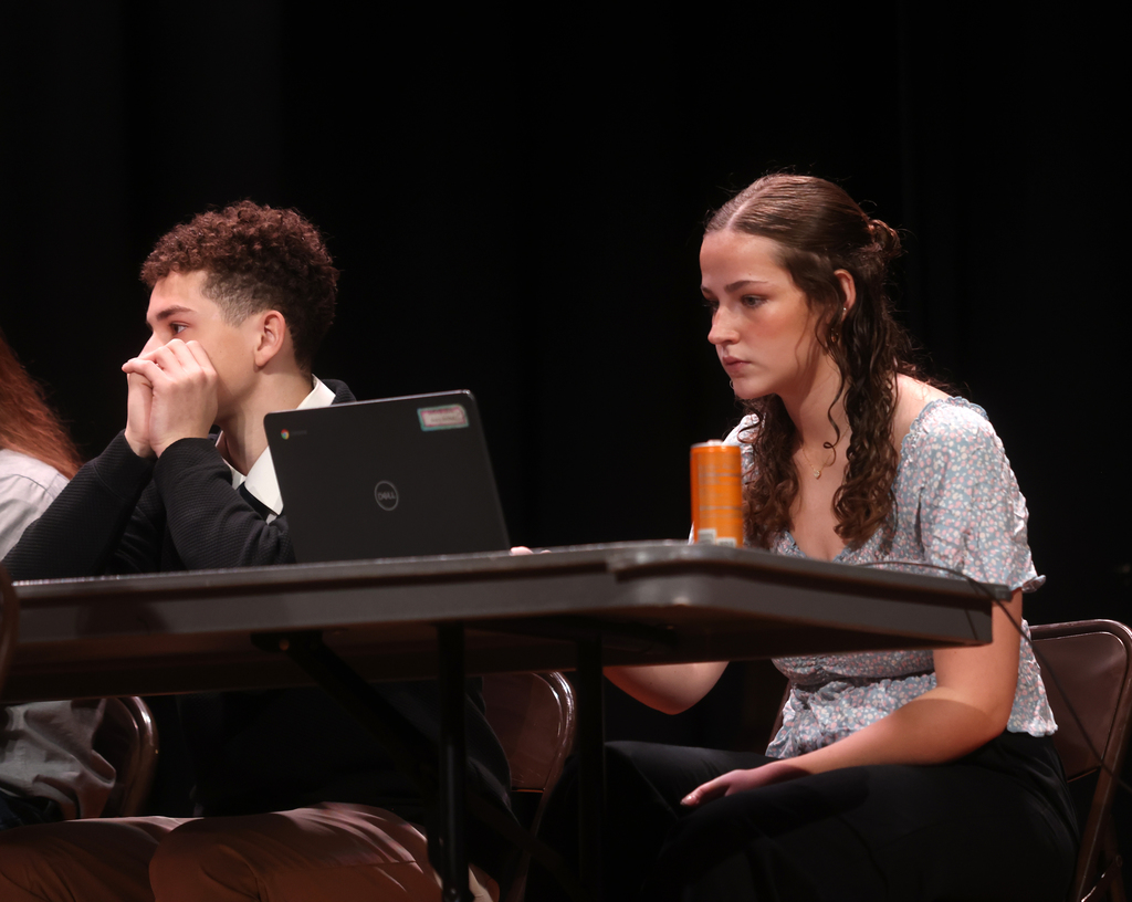 Students take part in the annual mock trial. 