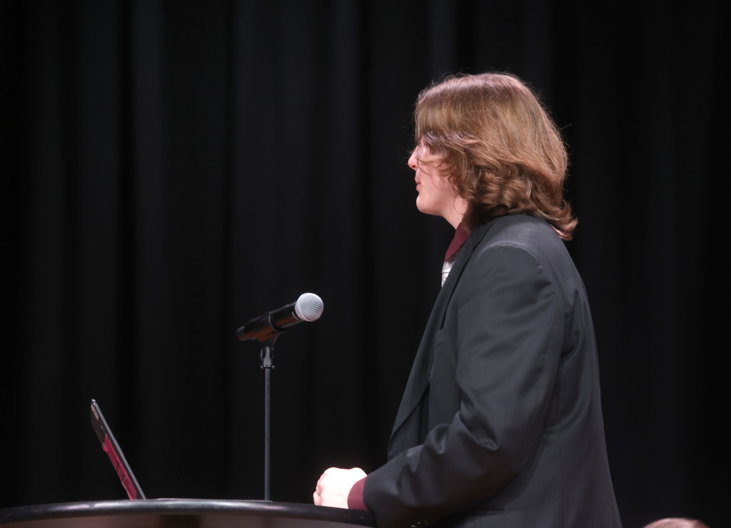Students take part in the annual mock trial. 