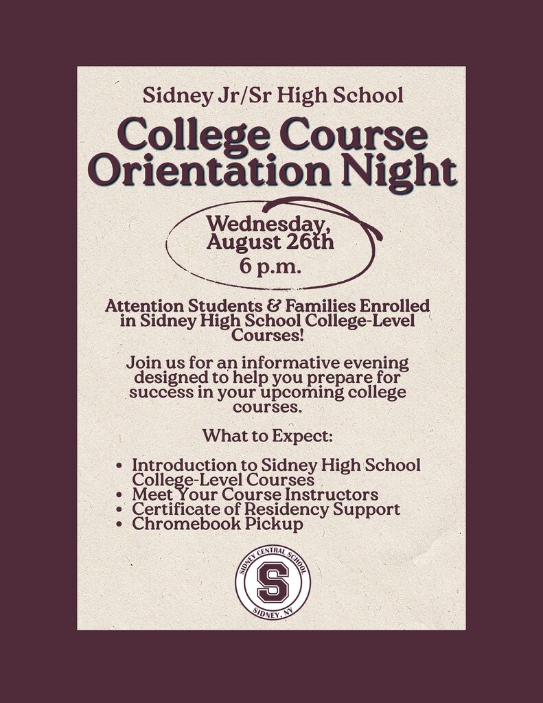 Orientation night graphic