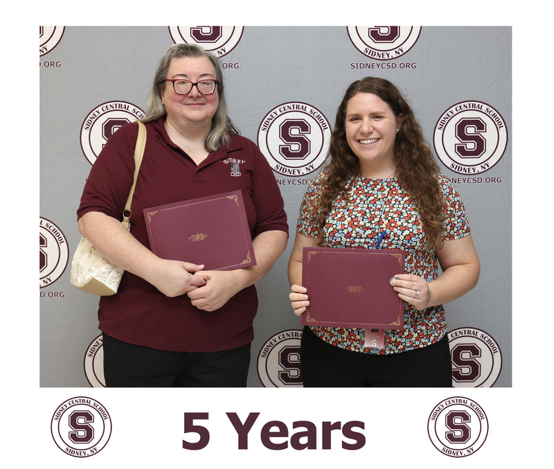5 year service recipients