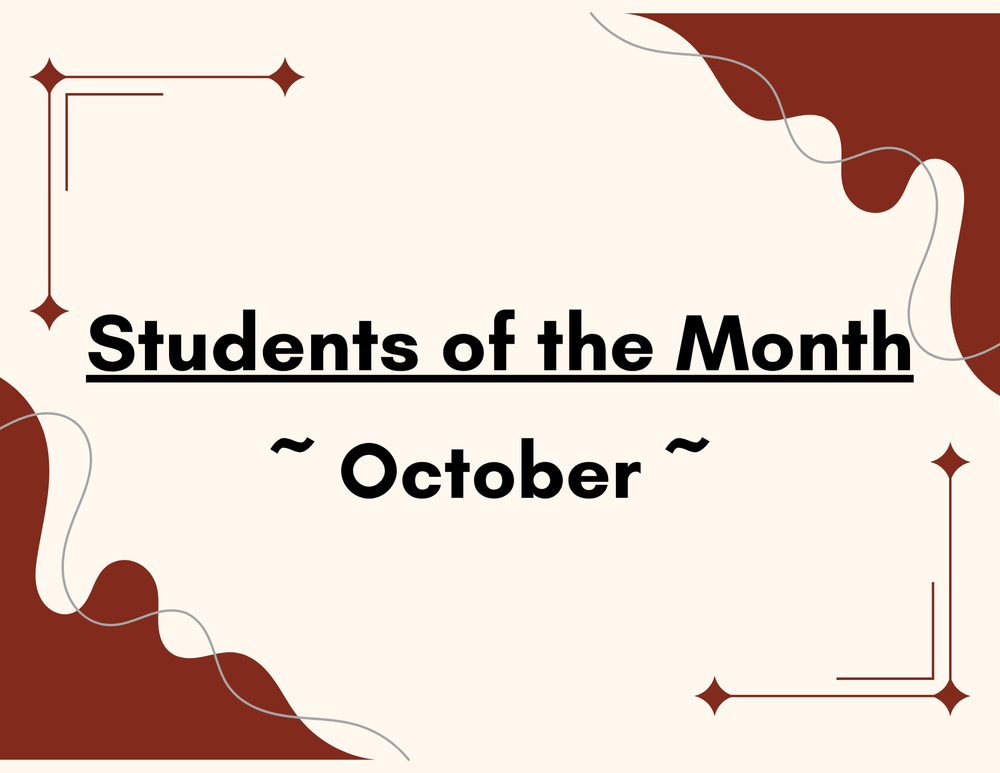 HS Students of the Month