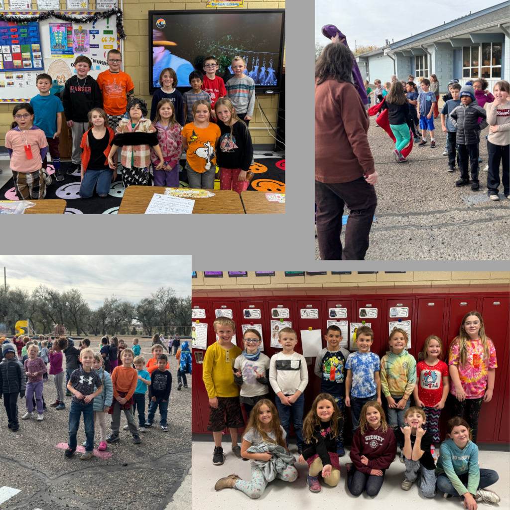 students dressed up wacky posing for pictures