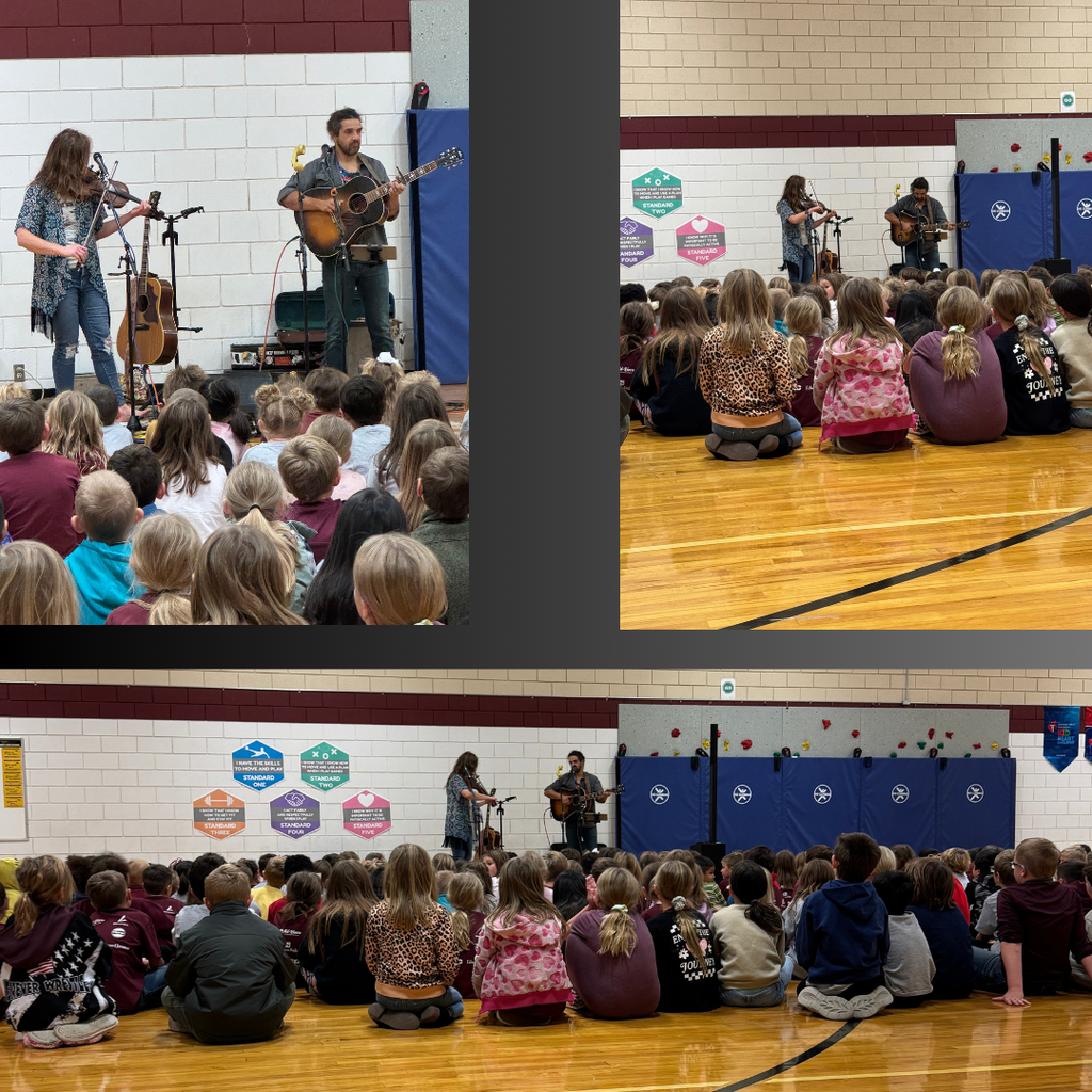 students listening to singing