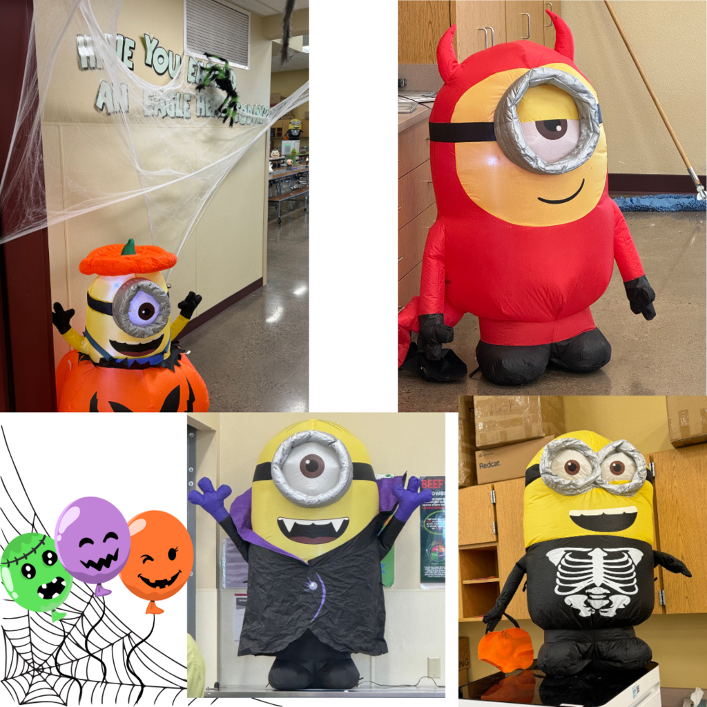 blow up minion Halloween decorations