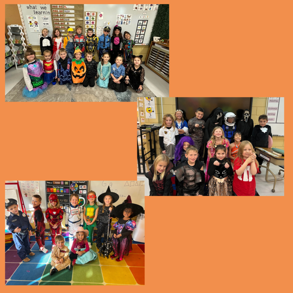 kids dressed up in their costumes