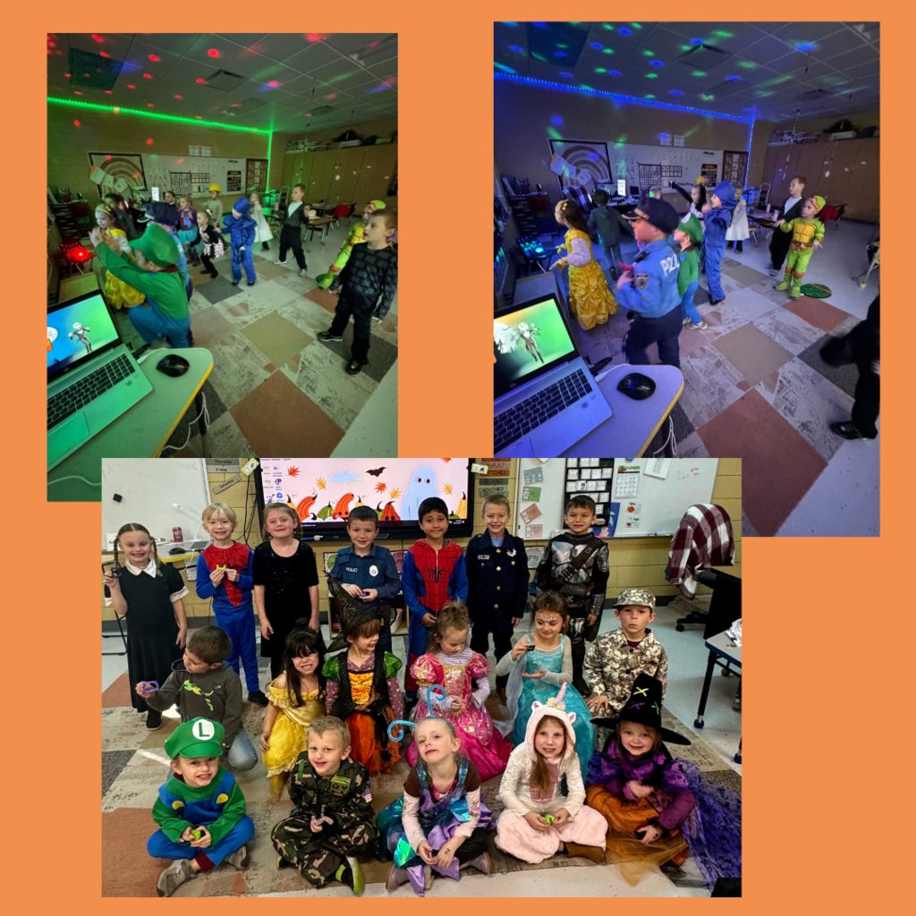 kids dressed up in their costumes