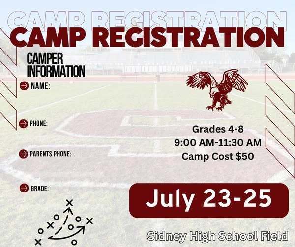 Camp Registration. Youth Football  Camp