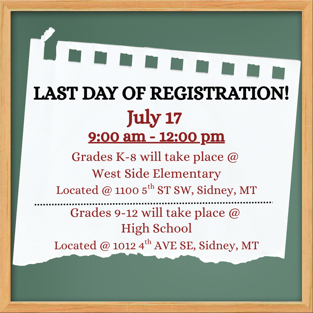 Last Day of registration