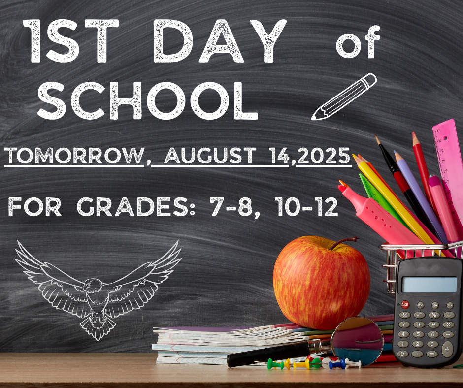 1st Day of School (7-8, 10-12)
