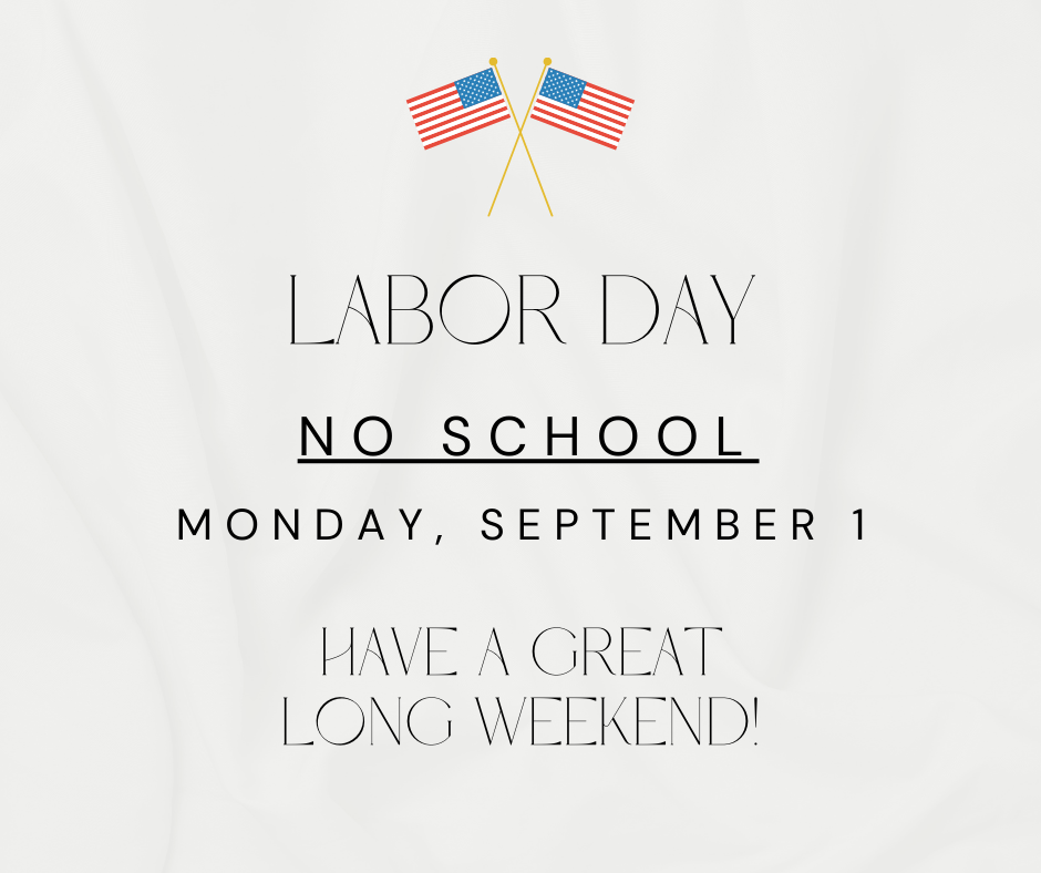Labor Day - No School