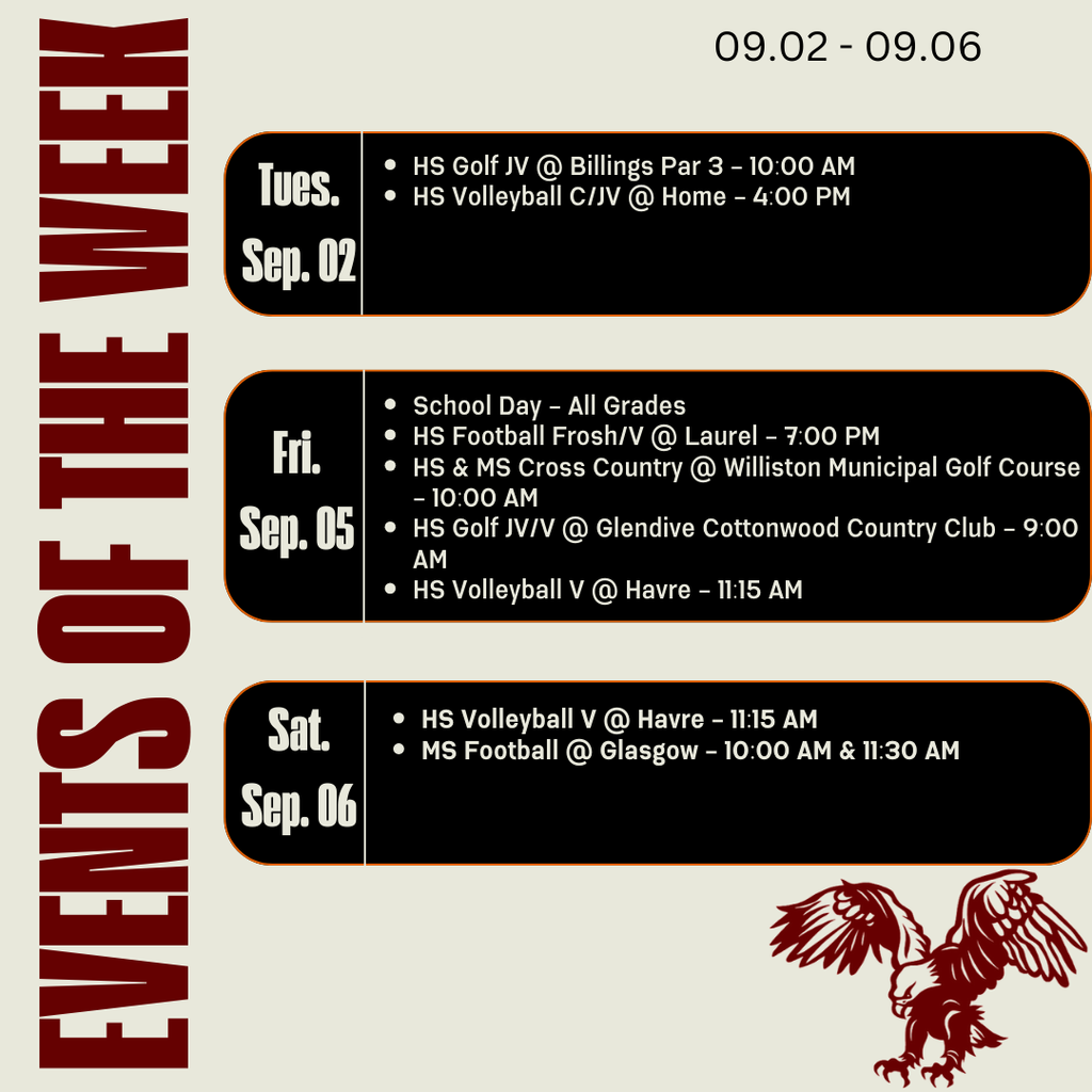 Events of the week