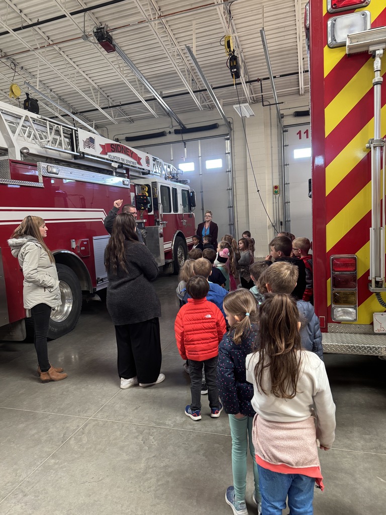 Kindergarteners at the Firestation